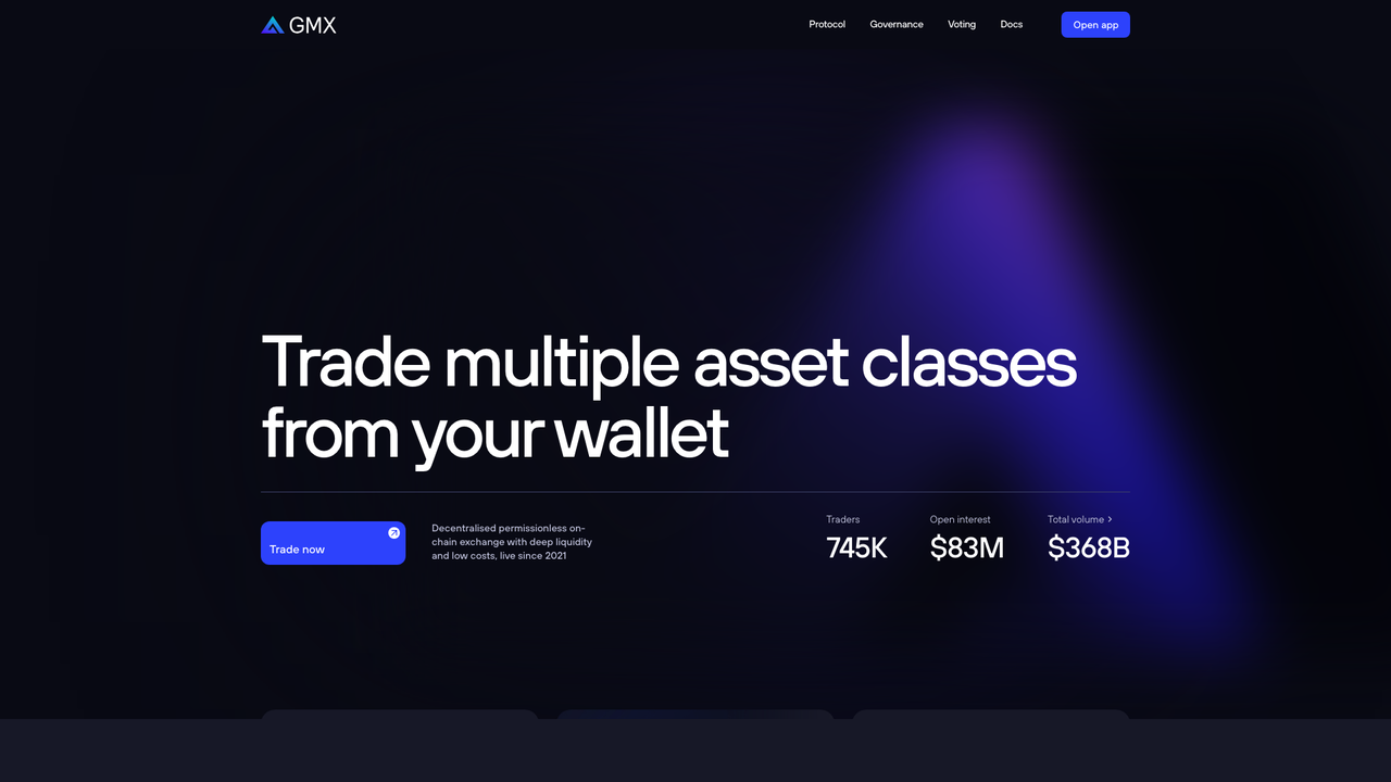 Preview of https://gmx.io